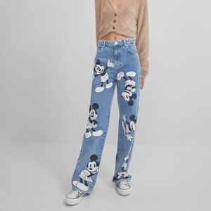 Bershka Disney Mickey Mouse Wide Leg 